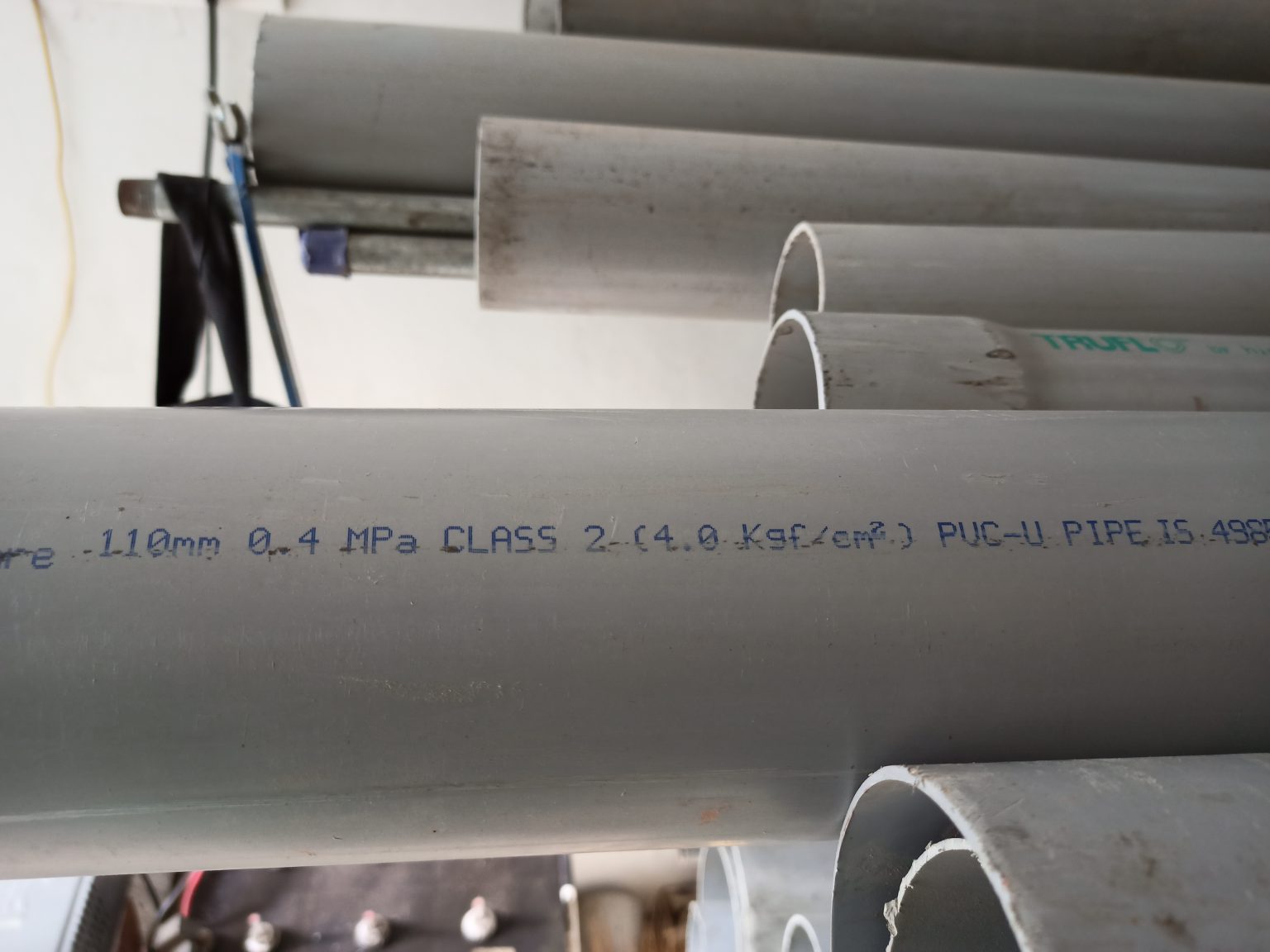SWR pipe/PVC pipe Truflo Hindware 6mtr/20ft