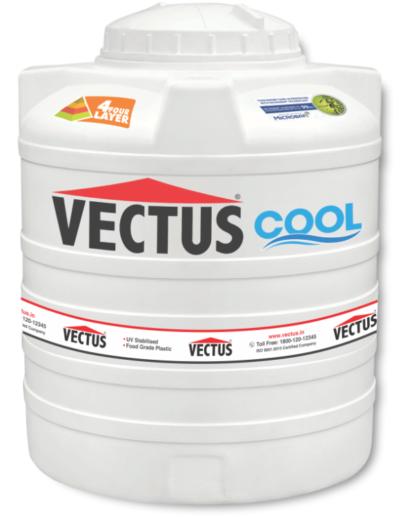 vectus cool water storage tank over head tank